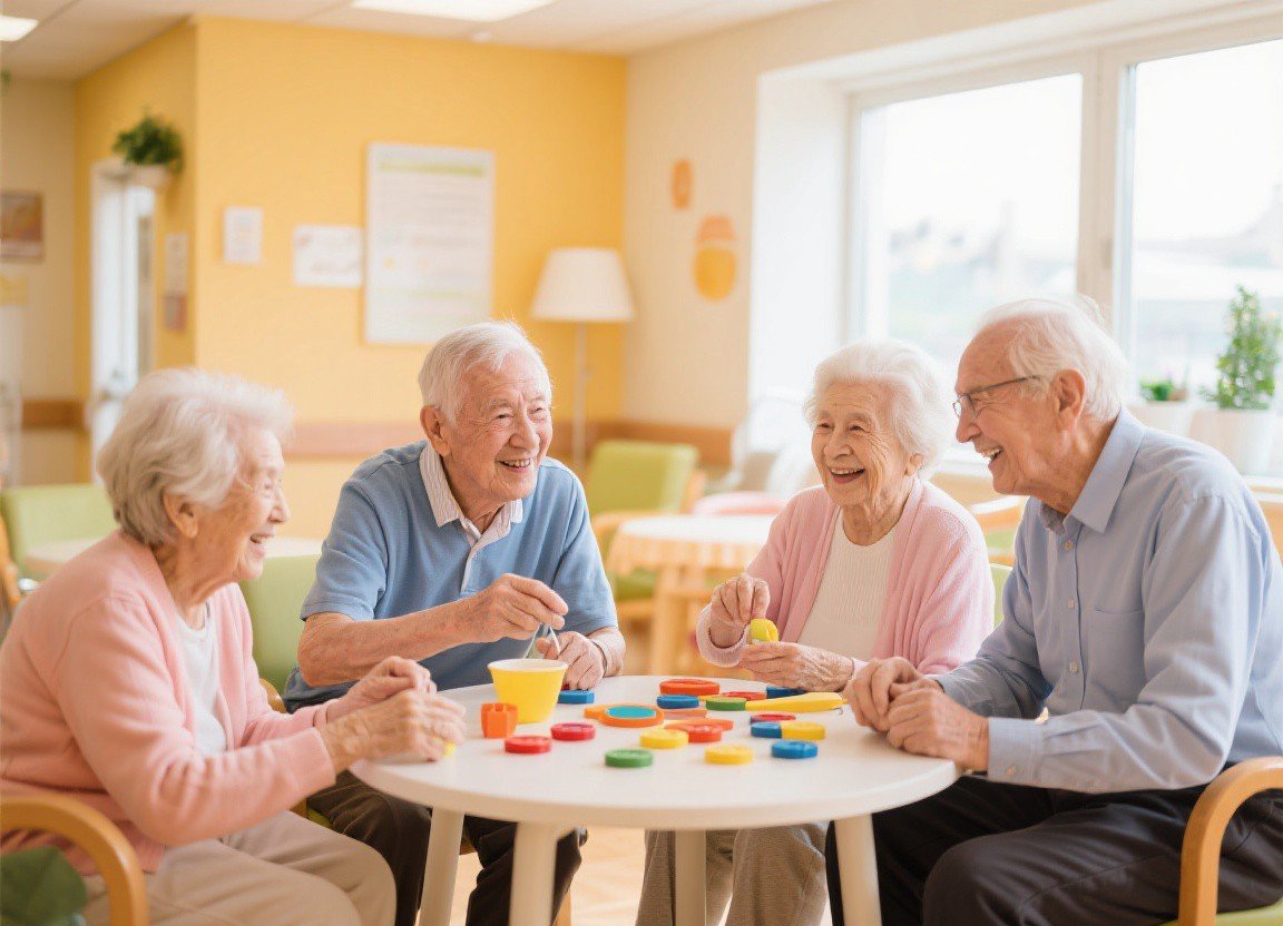 Seniors enjoying activities